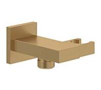 Villeroy & Boch Universal Showers support de douchette TVC00046300076 carré, montage mural, or brossé