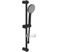 Villeroy & Boch Universal Showers système de douche - Barre de douche et douchette à main 3 types de jets - Support de douchette à main - Anti-calcaire - Système de douche facile à monter - Matt Black