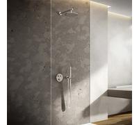 Villeroy & Boch Universal Taps & Fittings Ensemble de douche encastré avec mitigeur thermostatique, TVZ00010500061,
