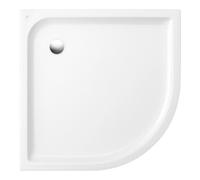 Villeroy & Boch V&B 1/4-Cercle Receveur de Douche O.NOVO 80x80x6cm, blanc Antidérapant Quantité:1