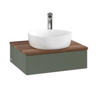 Villeroy & Boch V&B Antao Meuble sous-lavabo sans structure de façade 60x19x50cm, HL, WBP w wa, lea gre. m Lac Quantité:1