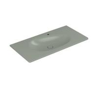 Villeroy & Boch V&B Antao meuble vasque 100x50 cm, chêne, 1 tiroir, avec plan vasque, gris mat C+ Quantité:1