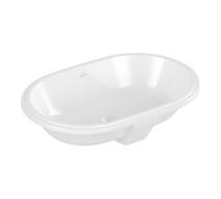 Lavabo encastré Villeroy & Boch Architectura 5A7661R1 570 x 375 x 175 mm, finition Alpine White CeramicPlus, sans trop-plein, extérieur non émaillé