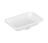 Villeroy & Boch V&B Architectura Lavabo sous-plan 57x37cm, carré, avec trop-plein, blanc C-plus Quantité:1