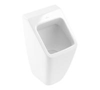 Villeroy & Boch V&B Architectura Urinoir à aspiration avec cible, blanc, montage encastré, entrée/sortie dissimulée Quantité:1