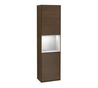 Villeroy & Boch V&B Armoire haute Éclairage mural Finion 41,8x151,6cm, droite, rég blanc m Lac, ven noyer Quantité:1