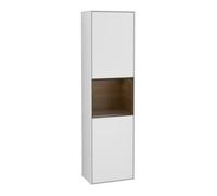 Villeroy & Boch V&B Armoire haute Finion 41,8x151,6 cm, gauche, chêne sauvage verni, blanc mat Lac Quantité:1