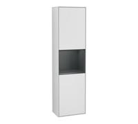 Villeroy & Boch V&B Armoire haute Finion 41,8x151,6cm, droite, finition bois moyen, blanc, avec laque Quantité:1