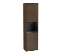 Villeroy & Boch V&B Armoire haute Finion 41,8x151,6cm, droite, Reg bleu mat Lac, noyer veinée Quantité:1