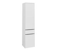 Villeroy und Boch Subway 3. 1930 C59001VF 40x171x36.2cm, charnière gauche / poignée Volcano noir, blanc pur