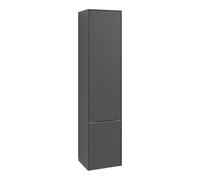 Villeroy & Boch Subway 3.0 Armoires hautes, 2 portes, charnières à gauche, 400x1710x362mm, C58601AH, Couleur: façade/corps : Wine Red, poignée : Volcano Black