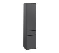 Villeroy und Boch Subway 3. 1930 C59101VR 40x171x36.2cm, charnière droite / poignée Volcano noir, graphite
