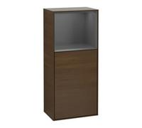 Villeroy & Boch V&B Armoire latérale Éclairage mural Finion 41,8x93,6 cm, l, anthracite, effet bois Quantité:1