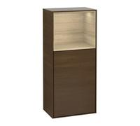 Villeroy & Boch V&B Armoire latérale Finion 41,8x93,6 cm, droite, étagère sup. ou inf., noyer ven. Quantité:1