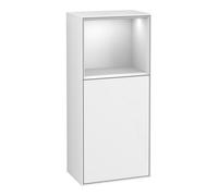 Villeroy & Boch V&B Armoire latérale Finion 41,8x93,6 cm, G, face sup. blanc mat, blanc brillant Lac Quantité:1