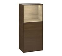 Villeroy & Boch V&B Armoire latérale Finion 41,8x93,6 cm, gauche, étagère sup. ou inf., noyer ven. Quantité:1