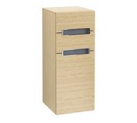 Villeroy & Boch V&B Armoire latérale Subway 2.0 35,6x85,7cm, droite, chromé, blanc, chêne nordique Quantité:1