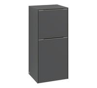 Villeroy & Boch V&B Armoire latérale Subway 3.0 40x86x36,2 cm, côté gauche/gris monochrome, rouge wine r Quantité:1