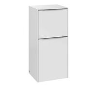 Villeroy und Boch Subway 3. 1930 C59400VE 40x86x36.2cm, charnière gauche / poignée aluminium brillant, blanc brillant