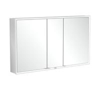 Villeroy & Boch V&B Armoire miroir encastrable MY VIEW NOW 130x75x16,8cm, LED, 3 portes, avec On/Off Quantité:1