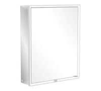 Villeroy & Boch V&B Armoire miroir MY VIEW NOW 60x75x16,8cm, raccord gauche, LED, 1 porte, encastré Quantité:1