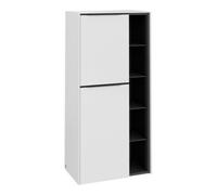 Villeroy & Boch V&B Armoire moyenne Subway 3.0 57,4x120x36,2cm, porte gauche/grand avant bleu, corps blanc Quantité:1