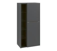 Villeroy & Boch V&B Armoire murale Subway 3.0 57,4x120x36,2cm, porte droite/grise, face bleue, intérieur blanc Quantité:1