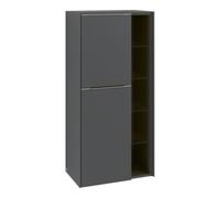 Villeroy & Boch V&B Armoire murale Subway 3.0 57,4x120x36,2cm, porte gauche/grise devant bleu, blanc Oa Quantité:1
