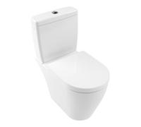 Villeroy & Boch V&B AVENTO Abattant WC blanc, charnières Quick-R, fermeture douce Quantité:1