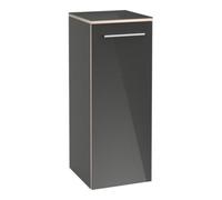 Villeroy & Boch V&B Avento Armoire latérale 35x89x40,5 cm, 1 porte, droite, revêtement brillant, graphite Quantité:1