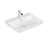 Lavabo Villeroy & Boch Avento 41586001 60 x 47 cm, blanc, avec trou pour robinetterie et trop-plein