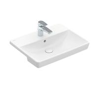 Villeroy & Boch V&B AVENTO Meuble-lavabo suspendu 55x44 cm, 1 trou de robinet, avec trop-plein, blanc Quantité:1