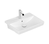 Villeroy & Boch V&B AVENTO Meuble-lavabo suspendu 55x44cm, 1 trou robinet, avec trop-plein, blanc pierre C-plus Quantité:1