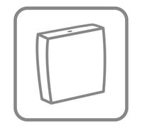 Villeroy & Boch V&B Avento réservoir WC, bouton double chasse, raccord latéral ou supérieur Quantité:1