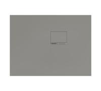 Villeroy & Boch V&B Bac à douche Squaro Infinity 100x75x4cm, gris, angle, installation contre mur droite Quantité:1