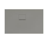 Villeroy & Boch V&B Bac à douche Squaro Infinity 110x70x4 cm, gris, angle encastré gauche contre mur Quantité:1