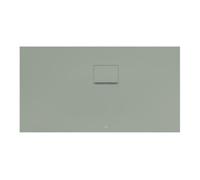 Villeroy & Boch V&B Bac à douche Squaro Infinity 130x70x4 cm, gris mat, installation d’angle droite contre mur Quantité:1