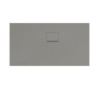 Villeroy & Boch V&B Bac à douche Squaro Infinity 130x70x4cm, gris, angle encastré droit contre mur Quantité:1