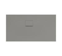 Villeroy & Boch V&B Bac à douche Squaro Infinity 130x70x4cm, gris, angle encastré gauche contre mur Quantité:1