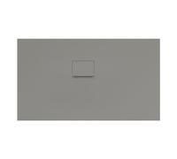 Villeroy & Boch V&B Bac à douche Squaro Infinity 130x75x4cm, gris, angle encastré gauche contre mur Quantité:1