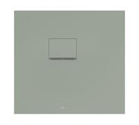 Villeroy & Boch V&B Bac à douche Squaro Infinity 80x75x4 cm, avec grille, angle encastré gauche contre mur Quantité:1