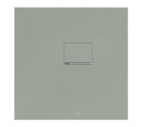 Villeroy & Boch V&B Bac à douche Squaro Infinity 80x80x4 cm, avec grille, angle, installation à droite contre mur Quantité:1