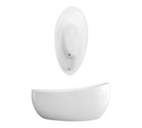 Villeroy & Boch V&B Baignoire AVEO NEW GENERATION 190x95 cm, fr, rd-l, garniture vidage m, blanc Quantité:1