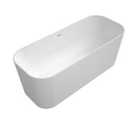 Villeroy & Boch V&B Baignoire îlot rectangulaire FINION 170x70 cm, EM, anneau Design, blanc mat, chrome Quantité:1