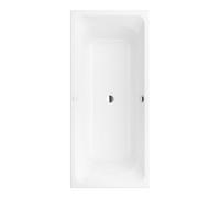Villeroy & Boch V&B Baignoire rectangulaire AVENTO Duo 170x75 cm, blanche, acrylique Quantité:1