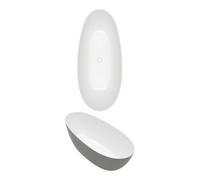 Villeroy & Boch V&B Baignoire rectangulaire CoD Antao 170x75x50cm, autoportante, Quaryl, blanc Quantité:1