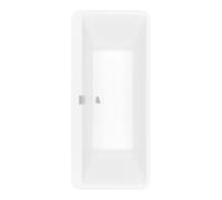 Villeroy & Boch V&B Baignoire rectangulaire Squaro Edge 12 Duo 180x80cm, AL m, îlot, m Sch., st. bl. Quantité:1