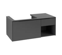 Villeroy & Boch V&B Beck meuble sous-lavabo Subway 3.0 100,1x42,25x51,6cm, gauche, graphite Quantité:1