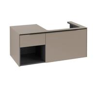 Villeroy & Boch V&B Beck. Meuble sous lavabo Subway 3.0 100,1x42,25x51,6cm, m LE/Gr av bleu, Tau Quantité:1