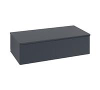 Villeroy & Boch V&B Buffet avec structure de façade Antao 100x26,8x50cm, laqué WBP, gris bleuté, mat laqué Quantité:1